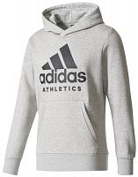 Adidas Sport ID Badge Of Sport Hoodie Grey
