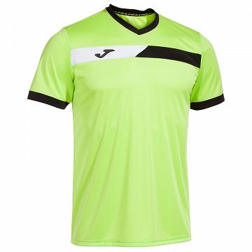 Joma Court SS Tee Lime / Black / White
