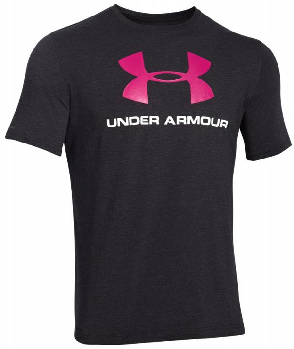 Under Armour Charged Cotton&#174; Sportstyle Logo Black Pink