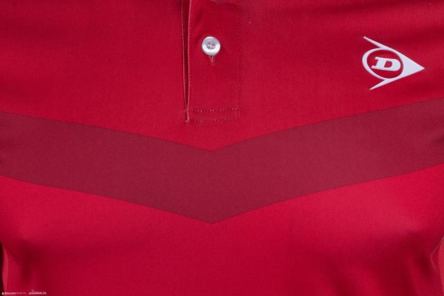 Dunlop Performance Button Polo Red