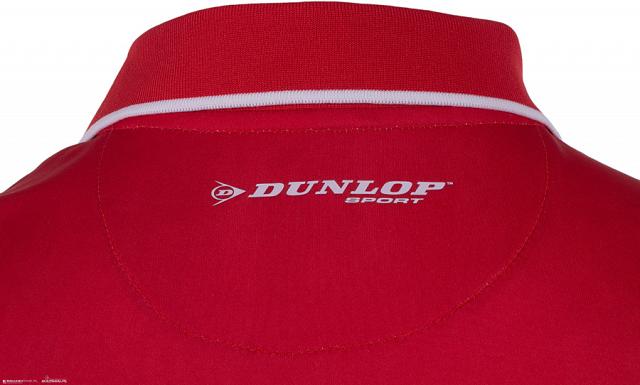 Dunlop Performance Button Polo Red