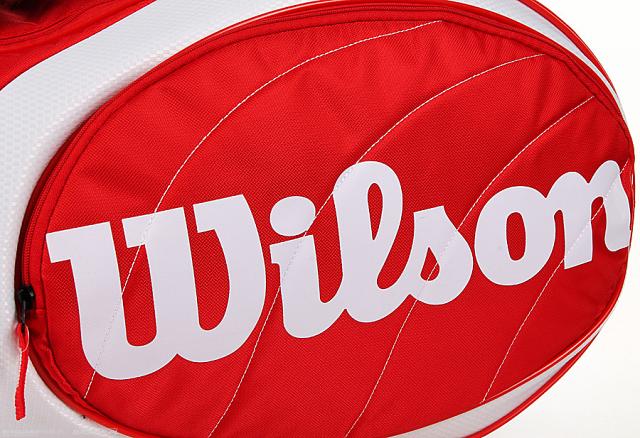 Wilson Team 6PK Bag Czerwono-Biała