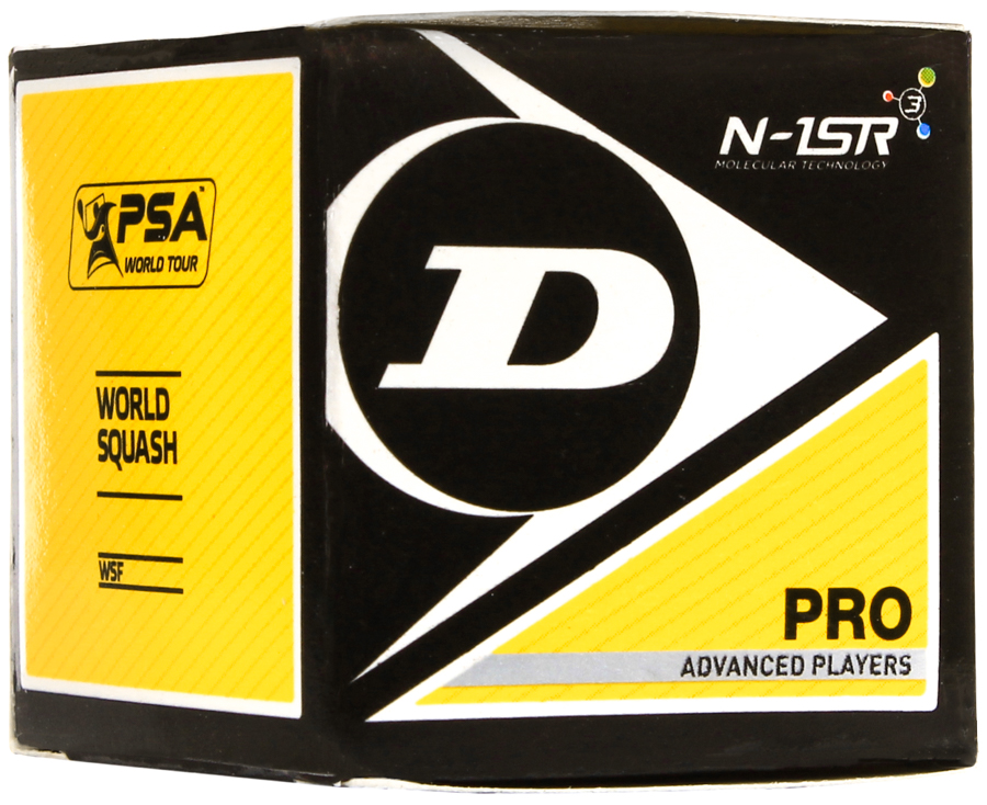 Dunlop Pro (2 kropki) - 1szt - piłka do squasha