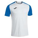 Joma Academy IV SS Tee White / Royal Blue