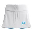 Pallap Women's Skort White / Cyan Blue