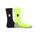 Hydrogen Size Socks 2-Pack Fluo Yellow / Black