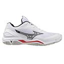 Mizuno Wave Stealth 6 White / Black / Fiery Red