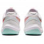 ASICS Gel-Blade 8 White / Sunrise Red