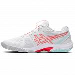 ASICS Gel-Blade 8 White / Sunrise Red