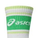 ASICS AEG Logo Crew Socks 3-Pack Illuminate Green / Aegean Blue / Bluebell