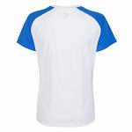 Joma Academy IV Woman SS Tee White / Royal Blue