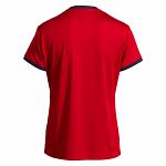 Joma Combi Premium Woman SS Tee Red / Navy Blue