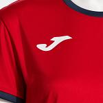 Joma Combi Premium Woman SS Tee Red / Navy Blue