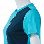 Joma Picasho Woman SS Tee Fluorescent Turquoise / Dark Navy