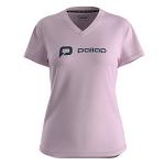 Pallap Women's V-Neck T-Shirt Clear Pink / Carbonium