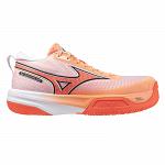 Mizuno Neo Jump Flamingo Coral / Lava Orange / White