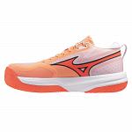 Mizuno Neo Jump Flamingo Coral / Lava Orange / White