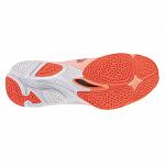 Mizuno Wave Lightning Elite Flamingo Coral / Lava Orange / White