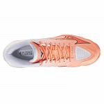 Mizuno Wave Lightning Elite Mid Flamingo Coral / Lava Orange / White