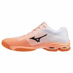 Mizuno Wave Lightning Pro Flamingo Coral / Carbon / White