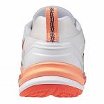 Mizuno Wave Stealth Elite White / Lava Orange