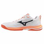 Mizuno Wave Stealth Pro White / Black / Flamingo Coral