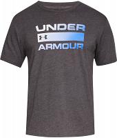 Under Armour UA Team Issue Wordmark Short Sleeve Grey Blue