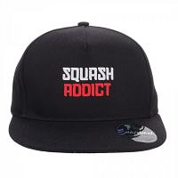 Squash Addict Promo Snapback Cap Black