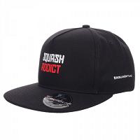 Squash Addict Promo Snapback Cap Black
