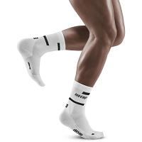 CEP Mid Cut Socks 4.0 White