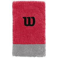 Wilson Extra Wide Wristband Infrared / Alloy / Black