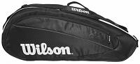 Wilson Fed Team 3 Pack 3R Bag Black / White