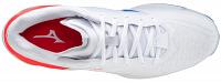 Mizuno Wave Stealth NEO White / Ignition Red / French Blue