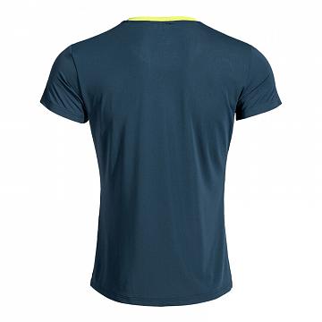 Joma Smash SS Tee Navy Blue / Lime