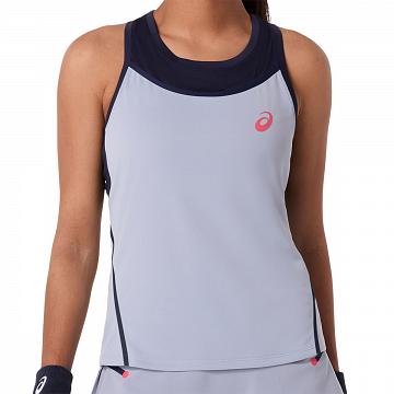 ASICS Match Tank Grey Blue
