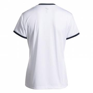 Joma Combi Premium Woman SS Tee White / Navy Blue