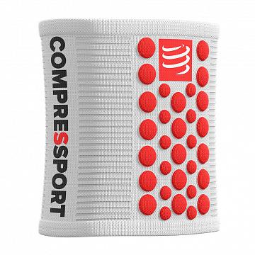 Compressport Sweatband White / Red