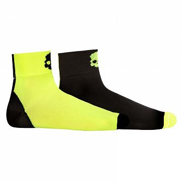 Hydrogen Box Performance Socks 2-Pack Black / Fluo Yellow