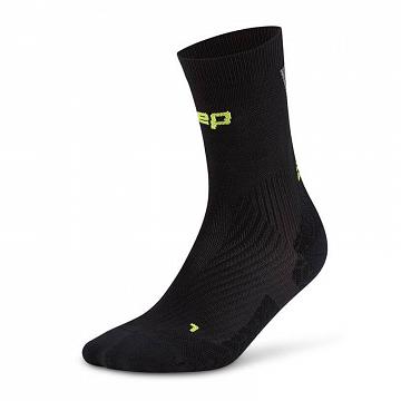 CEP Core Run Ultralight Mid Cut Socks 5.0 Black