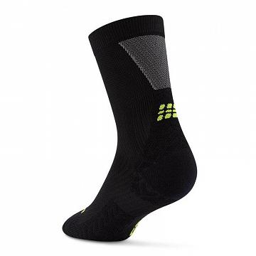 CEP Core Run Ultralight Mid Cut Socks 5.0 Black