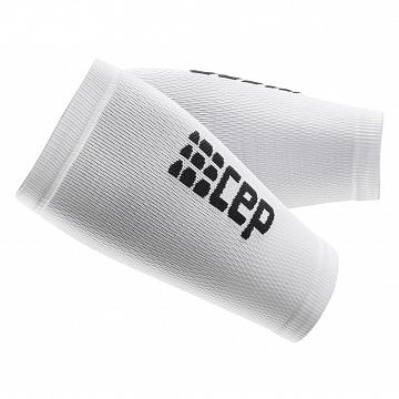 CEP Forearm Compression Sleeves White / Black - opaski na przedramię