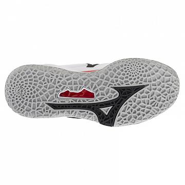 Mizuno Wave Stealth Neo 2 White / Black / Fiery Red