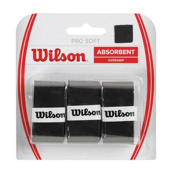 Wilson Pro Soft Overgrip Black 3 szt.