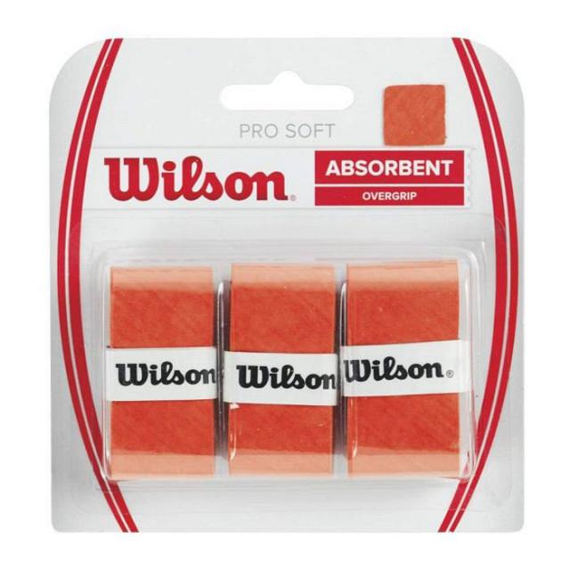 Wilson Pro Soft Overgrip Orange 3szt.
