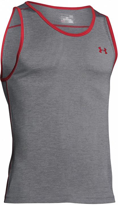 Under Armour Tech Tank Graphite / Red