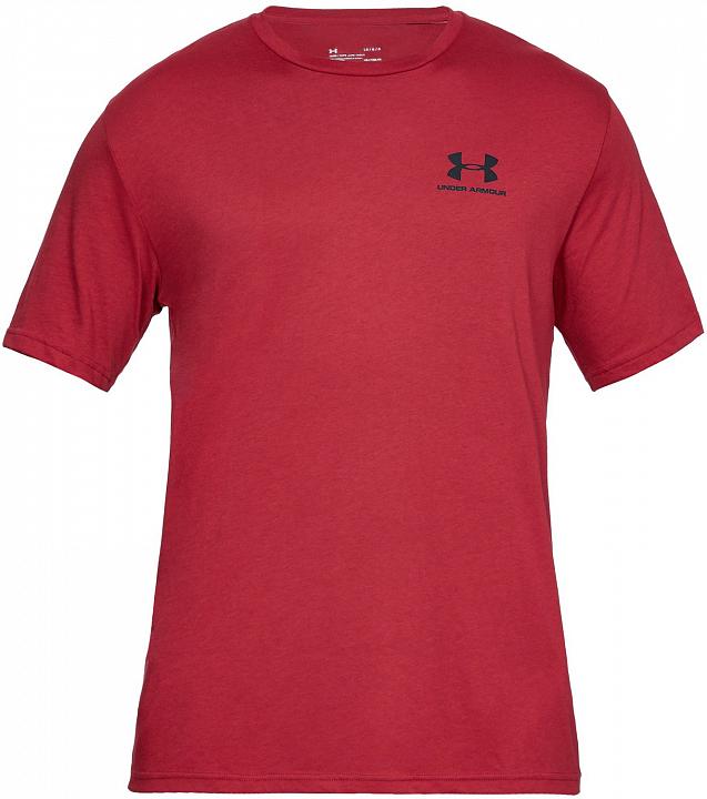 Under Armour UA Sportstyle Left Chest SS Red