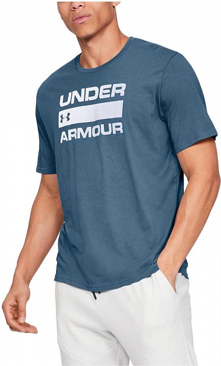 Under Armour UA Team Issue Wordmark Short Sleeve Blue