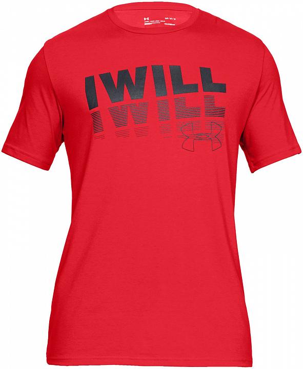 Under Armour UA I Will 2.0 Short Sleeve Red