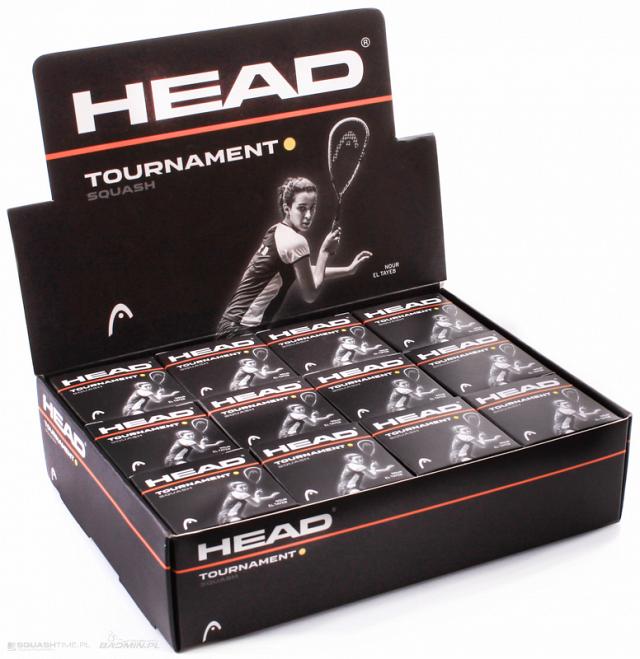 Head Tournament Squash Ball 12-pack