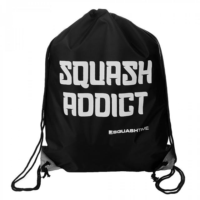 Squash Addict Promo Easygo Sack Black